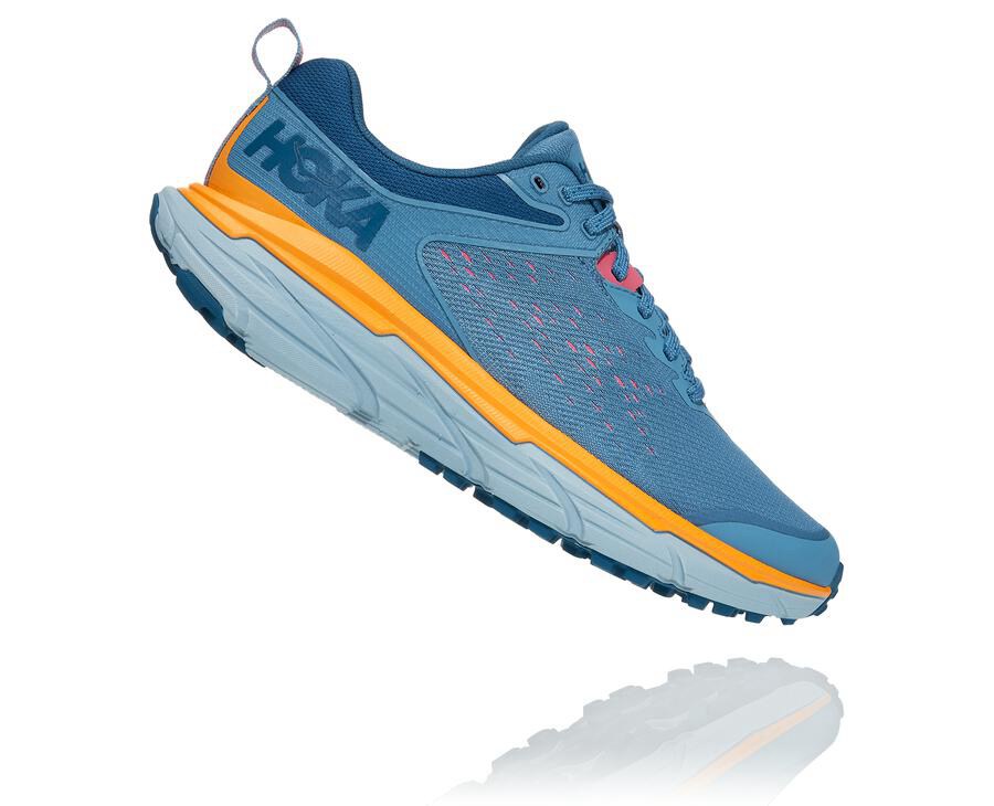 Hoka Australia One One Challenger ATR 6 - Womens Trail Shoes Blue - GSEOQ-7068